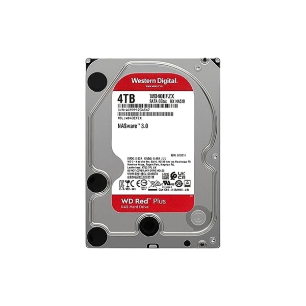 DISCO DURO 4TB WESTERN  DIGITAL WD RED