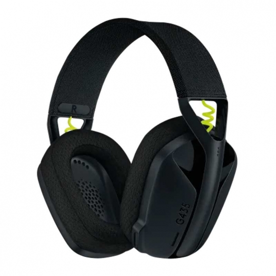 Auricular Logitech Gaming G435 Inalámbrico LIGHTSPEED BLACK