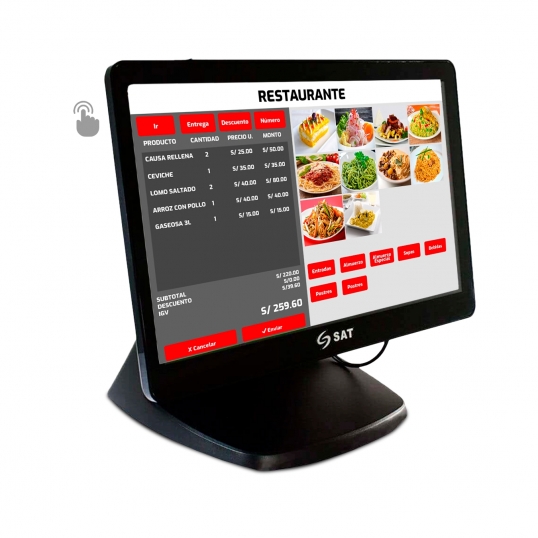 Punto de Venta - Terminal Punto de Venta Touch SAT 15.6''