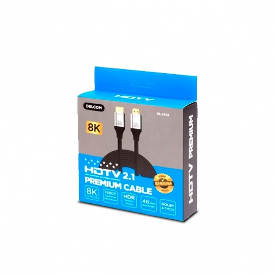 HDTV 2.1 Premiun Cable 8K  DELCOM