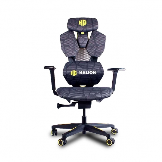 Silla GAMER HALION BATTLE-E  BLACK-YELLOW