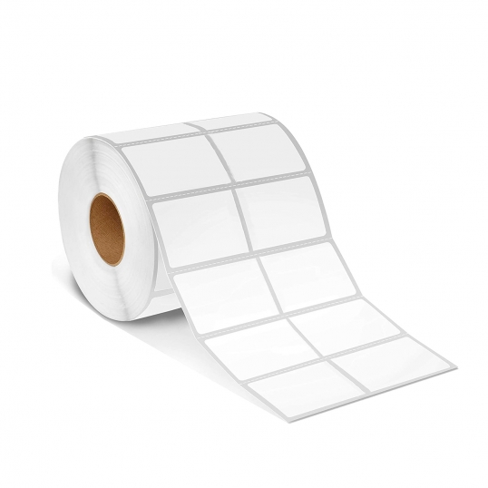 Punto de Venta - 3000 Etiquetas de Papel Adhesivas  50x25mm para Codigo de Barras