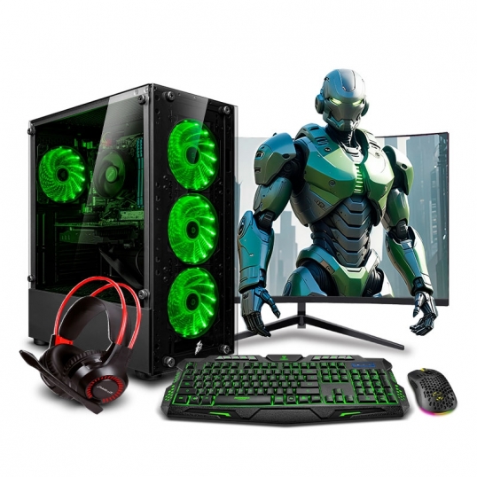 PC Gamer Haku Green Plus Ryzen 7 8700G