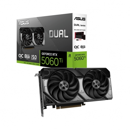 Tarjeta de video ASUS Dual GeForce RTX5060Ti  8GB GDDR7 OC Edition