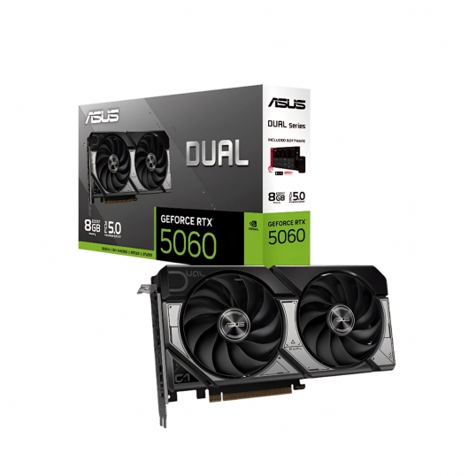 Tarjeta de video ASUS Dual GeForce RTX5060 8GB  GDDR7 OC Edition