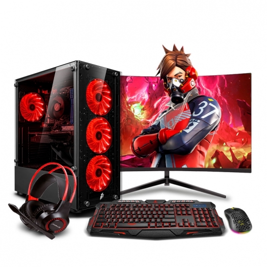PC Gamer Draco Red Plus Core i5 12400F 12th