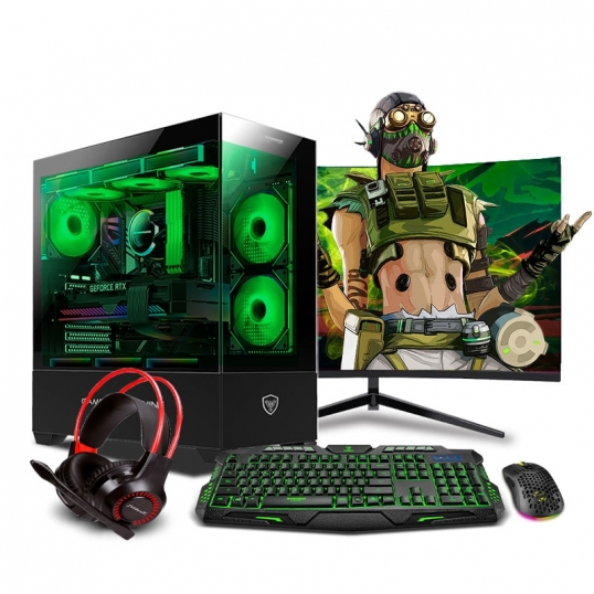 PC Gamer View 51 Green Plus Core i9 12900KF 12th
