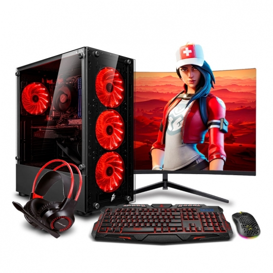 PC Gamer Hiper Haku Red Ryzen 7 5700G