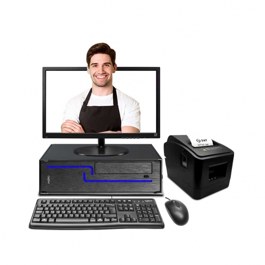 Punto de Venta - Computadora Derby Slim Core i3 + Ticketera Térmica