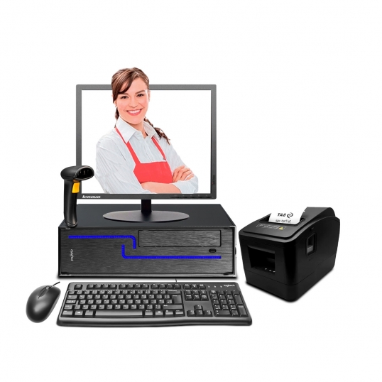 Punto de Venta - Computadora Derby Slim Core i3 + Ticketera Térmica + Scanner