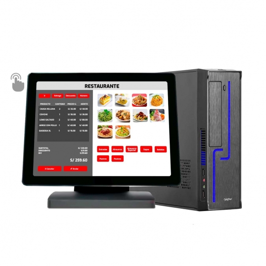 Punto de Venta - Computadora Derby Slim Core i3 + Pantalla táctil multipunto