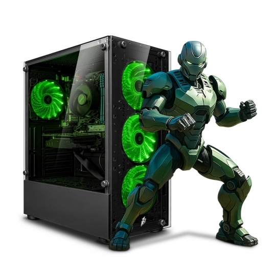 CPU Gamer Haku Green Plus Ryzen 7 8700G  - 1