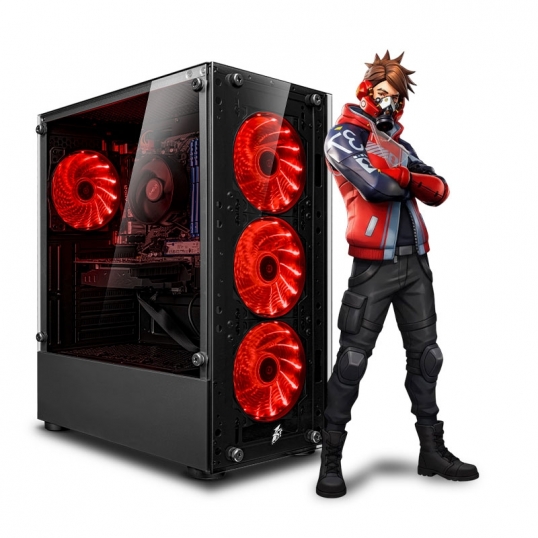 CPU Core i5 12400F 12th Gamer Draco Red Plus