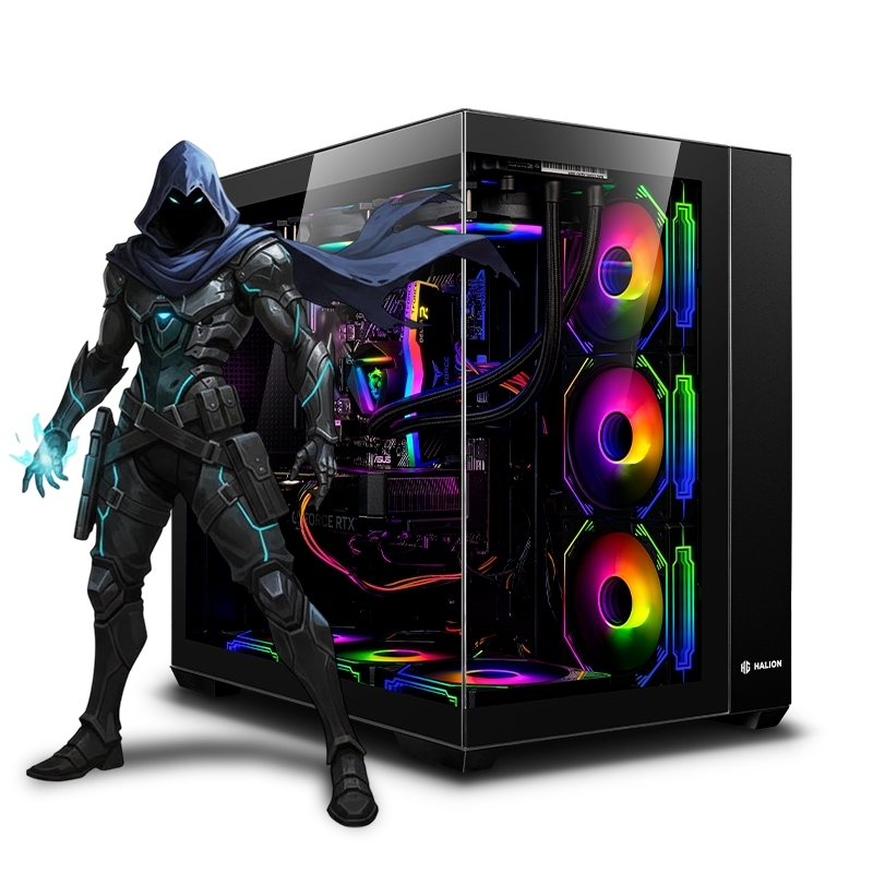 CPU Core i9 Ultra 285K Gamer Draco Black Blue - 1 CPU Core i9 Ultra 285K Gamer Draco Black Blue - 1