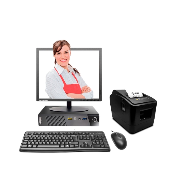 Punto de Venta - Computadora Lenovo M73 ULTRA SLIM Core i5 + Ticketera Térmica