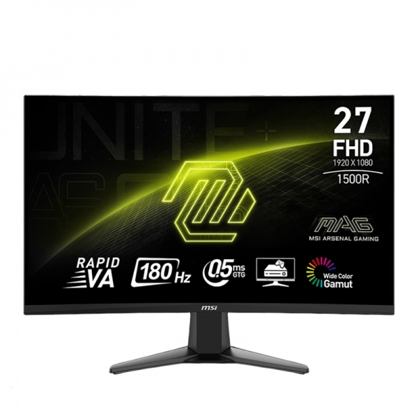 Monitor 27” RAPID VA MSI MAG  27CQ6F 2K WQHD 180Hz