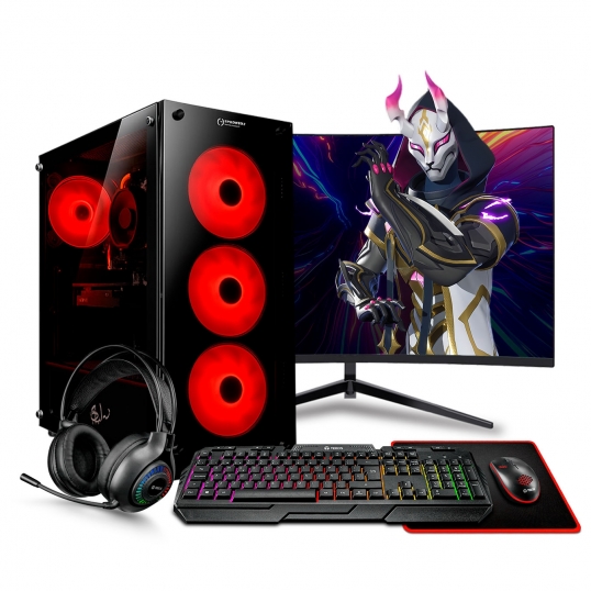 PC Gamer Haku RED AMD Ryzen 3 3200G