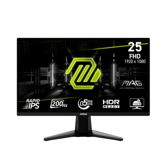 MONITOR MSI MAG 255F E20 25" 200Hz IPS