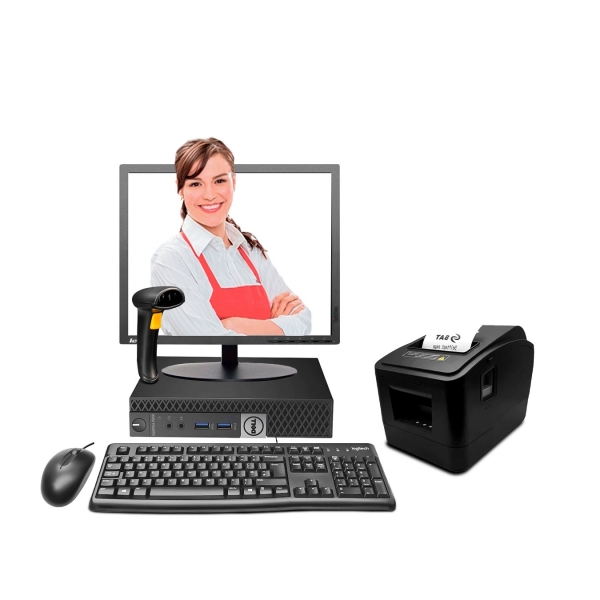 Punto de Venta - Computadora Dell Optiplex 7040 Core i5 + Ticketera Térmica + Scanner