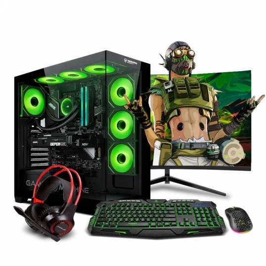 PC Gamer View 51 Green Plus Core i9 12900KF 12th