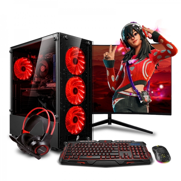 PC Gamer Draco Red Intel Core Ultra 5 245KF