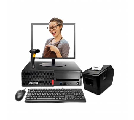 Punto de Venta - Computadora Lenovo M710S Intel Core i5 + Ticketera Térmica + Scanner  - 1