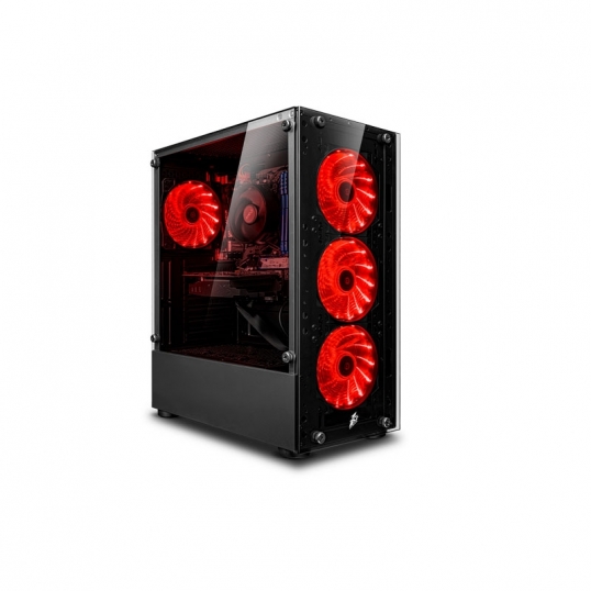 PC Gamer Haku Red Plus Ryzen 5 8600G