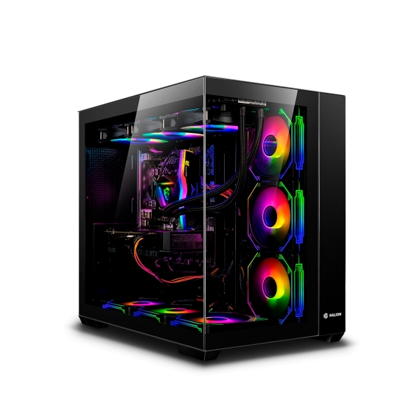 PC Gamer Draco Black Blue Intel Core i9 Ultra 285K  - 3